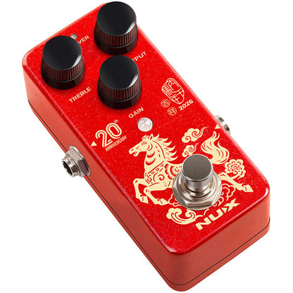 NU-X Mini Core Series 20th Anniversary Horseman Overdrive Pedal with Gold and Silver Modes — view 2