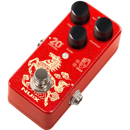 NU-X Mini Core Series 20th Anniversary Horseman Overdrive Pedal with Gold and Silver Modes — view 4