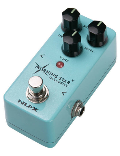NU-X Mini Core Series Morning Star Overdrive Pedal with Shine Circuit and True/Buffer Bypass — view 2