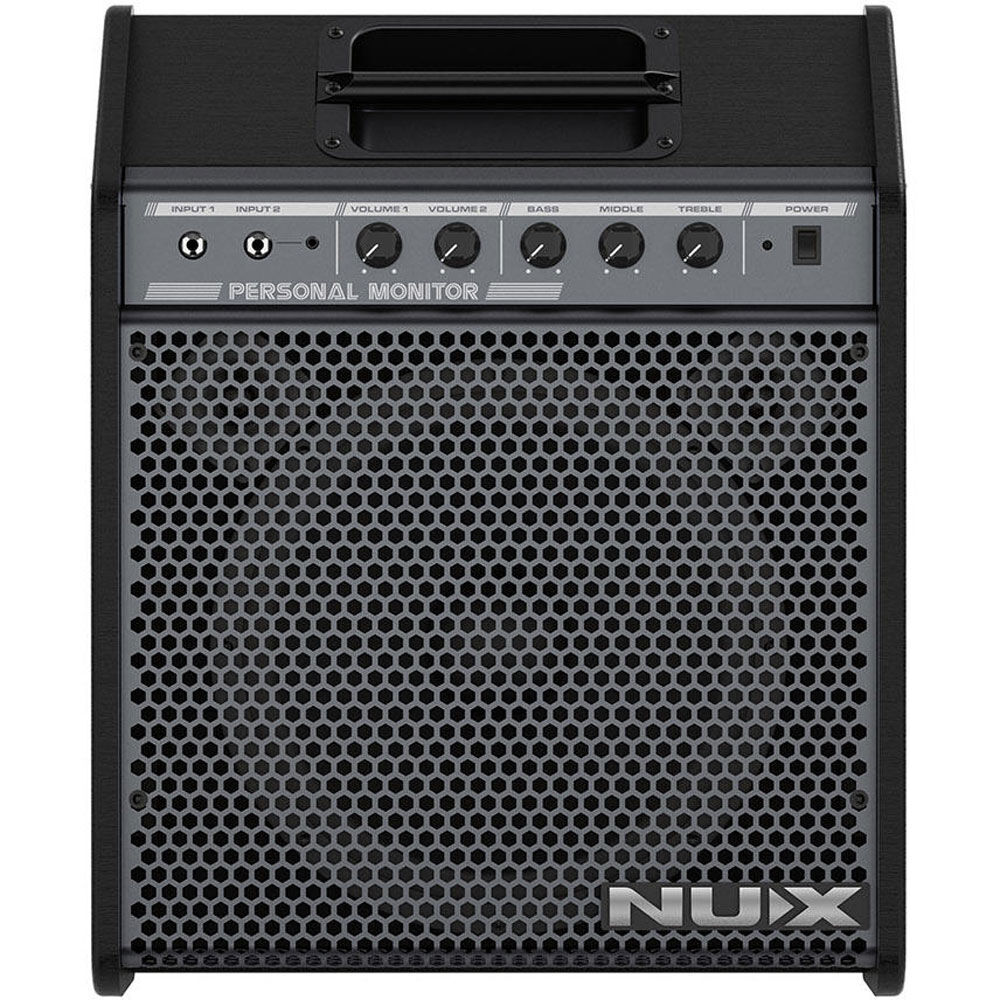 NU-X NPA-100 Professional Monitor Speaker for Digital Drums, 120W, 12" Woofer, Dual-Channel Inputs, Bluetooth, XLR Outputs, 3-Band EQ — view 3
