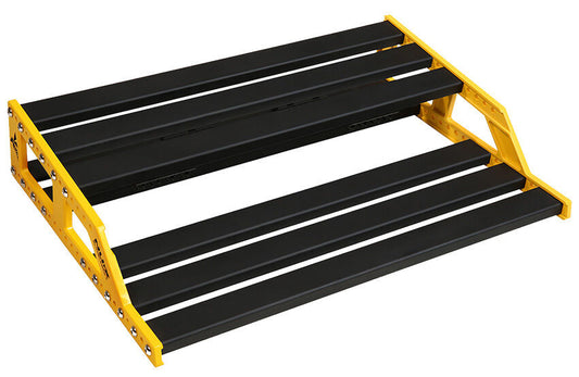 NU-X Bumblebee Large Manageable FX Pedalboard with Cable Organizers and Carrying Bag
