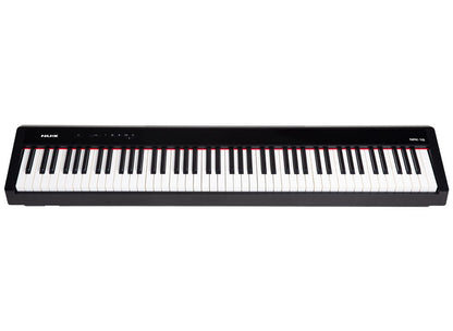 NU-X NPK-10 Portable 88-Key Digital Piano with Triple-Sensor Keyboard and Bluetooth Connectivity in Black