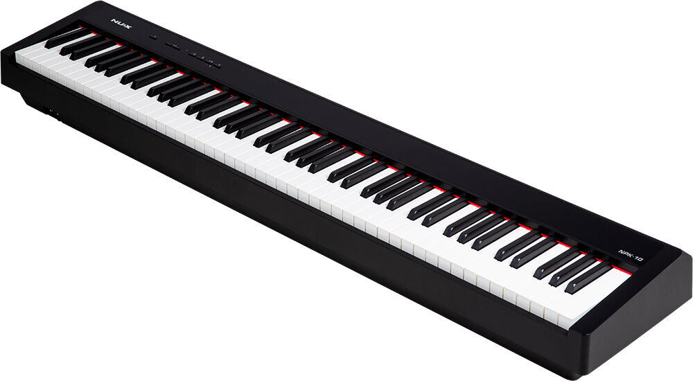 NU-X NPK-10 Portable 88-Key Digital Piano with Triple-Sensor Keyboard and Bluetooth Connectivity in Black — view 2