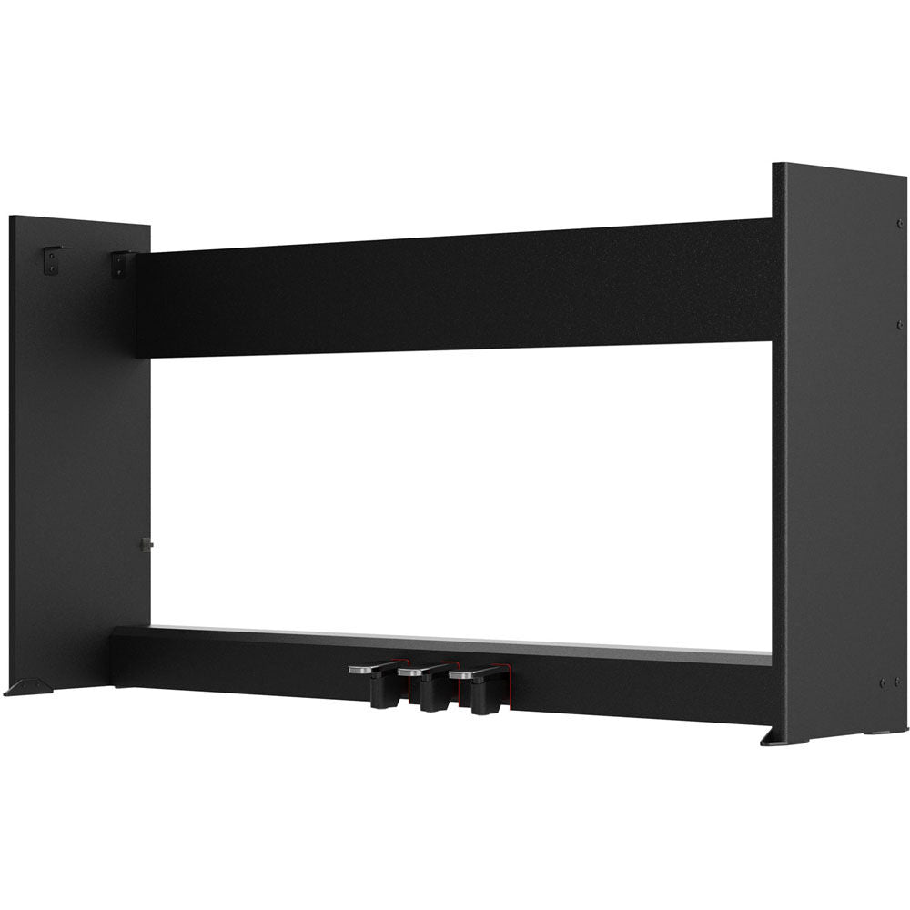 NU-X NPS-2 Digital Piano Stand in Black with 3 Pedals — view 3