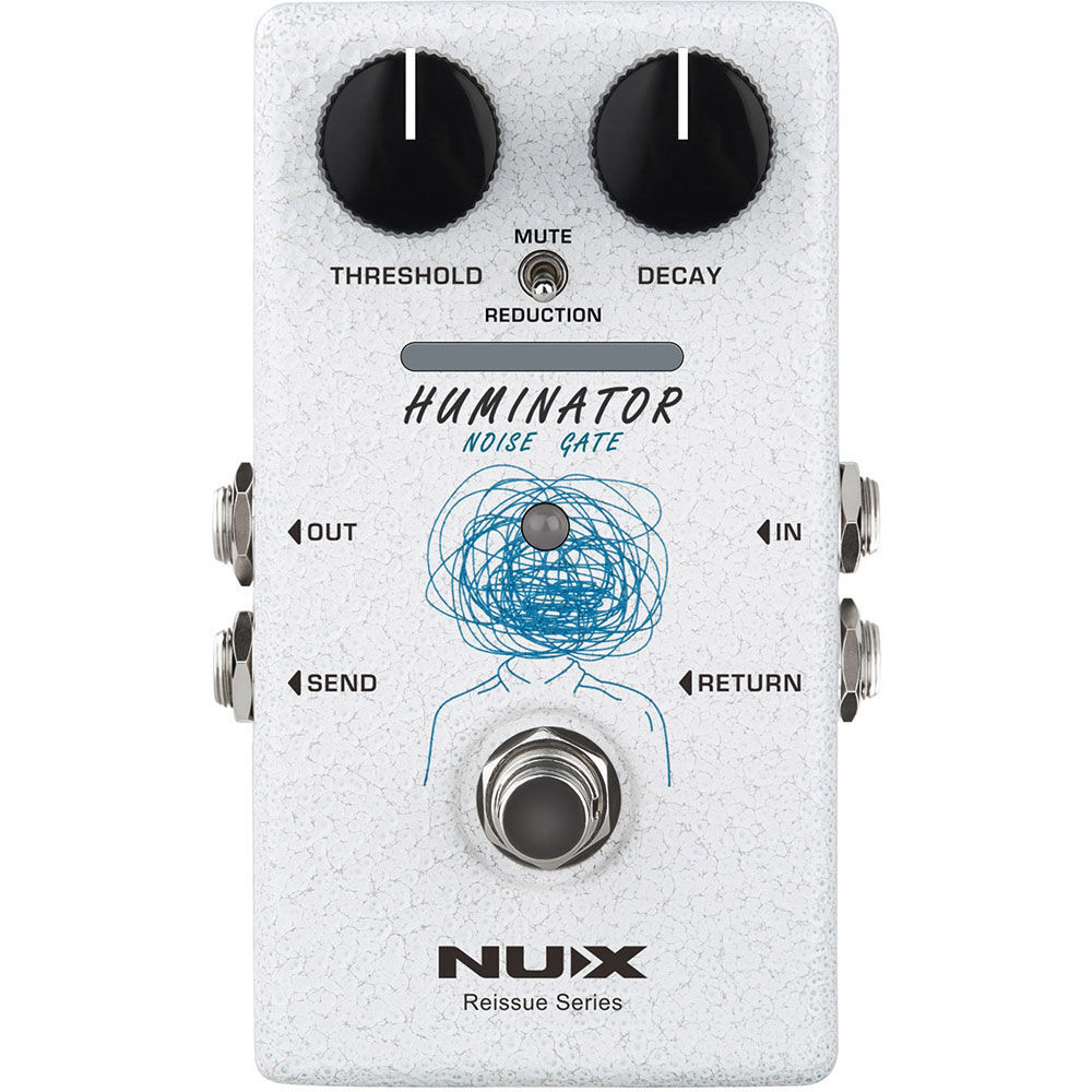 NU-X Huminator Analog Noise Reducer Pedal with Dual Modes and LED Indicator