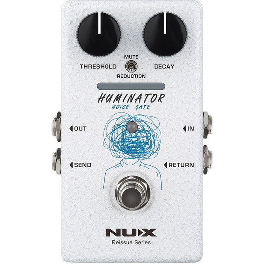 NU-X Huminator Analog Noise Reducer Pedal with Dual Modes and LED Indicator