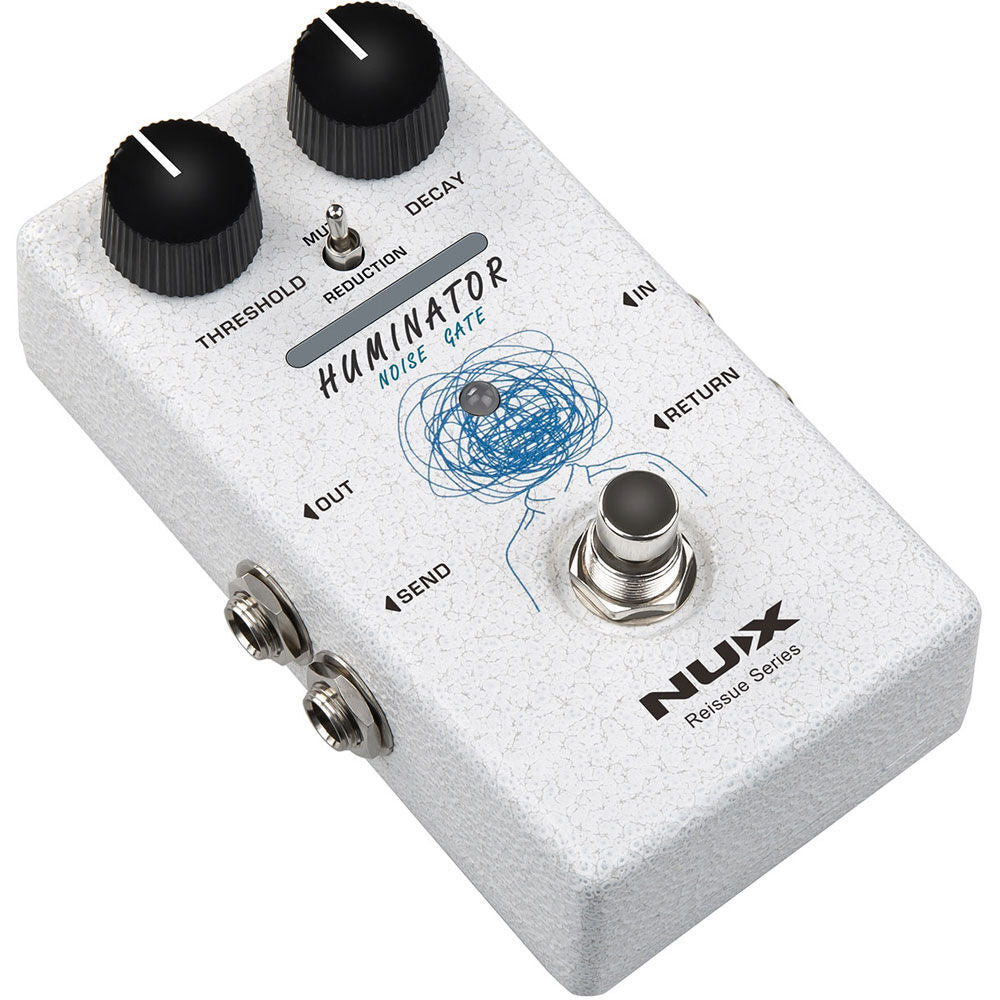 NU-X Huminator Analog Noise Reducer Pedal with Dual Modes and LED Indicator — view 2