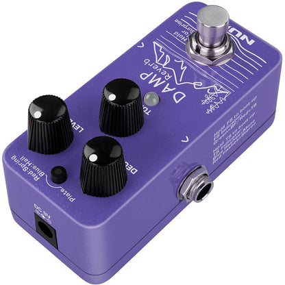 NU-X Mini Core Series Damp Reverb Effects Pedal NRV-3 with 3 Modes: Plate, Spring, Hall, True-bypass, Stereo I/O, USB-C Firmware Update — view 4