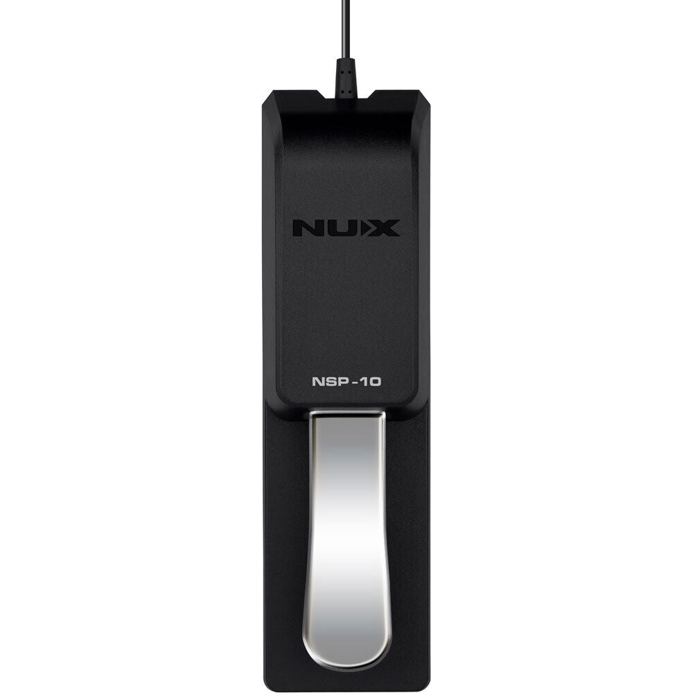NU-X Piano Style Sustain Pedal with 2m Cable, Polarity Switch, Metal Housing, Anti-Slip Base, Compatible with Keyboards and Synthesizers — view 3