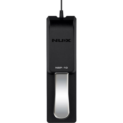 NU-X Piano Style Sustain Pedal with 2m Cable, Polarity Switch, Metal Housing, Anti-Slip Base, Compatible with Keyboards and Synthesizers — view 3