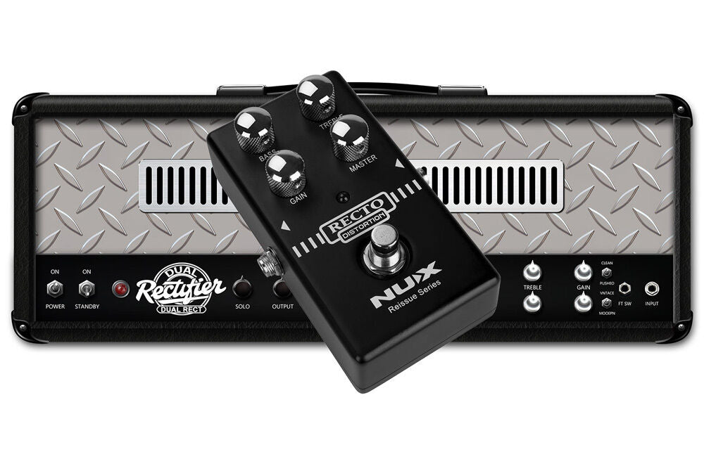 NU-X REC To Distortion Effects Pedal - Analog Circuit, Heavy Distortion, True-Bypass, EQ, 9V Power, Compact Size — view 2