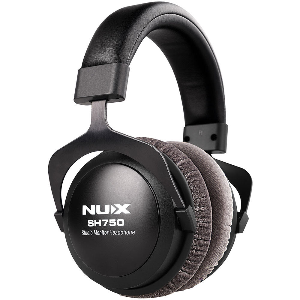 NU-X Audio Closed-Back Studio Monitor Headphones with 50mm Drivers and Adjustable Headband — view 2