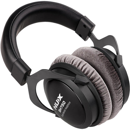 NU-X Audio Closed-Back Studio Monitor Headphones with 50mm Drivers and Adjustable Headband — view 4