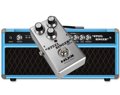 NU-X Steel Singer Drive Overdrive Effects Pedal — view 2
