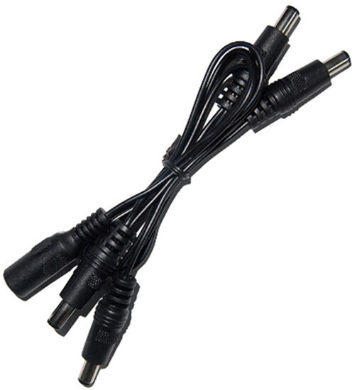 NU-X Daisy Chain Cable for 4 Effects Pedals with Straight Plugs - NXWAC001