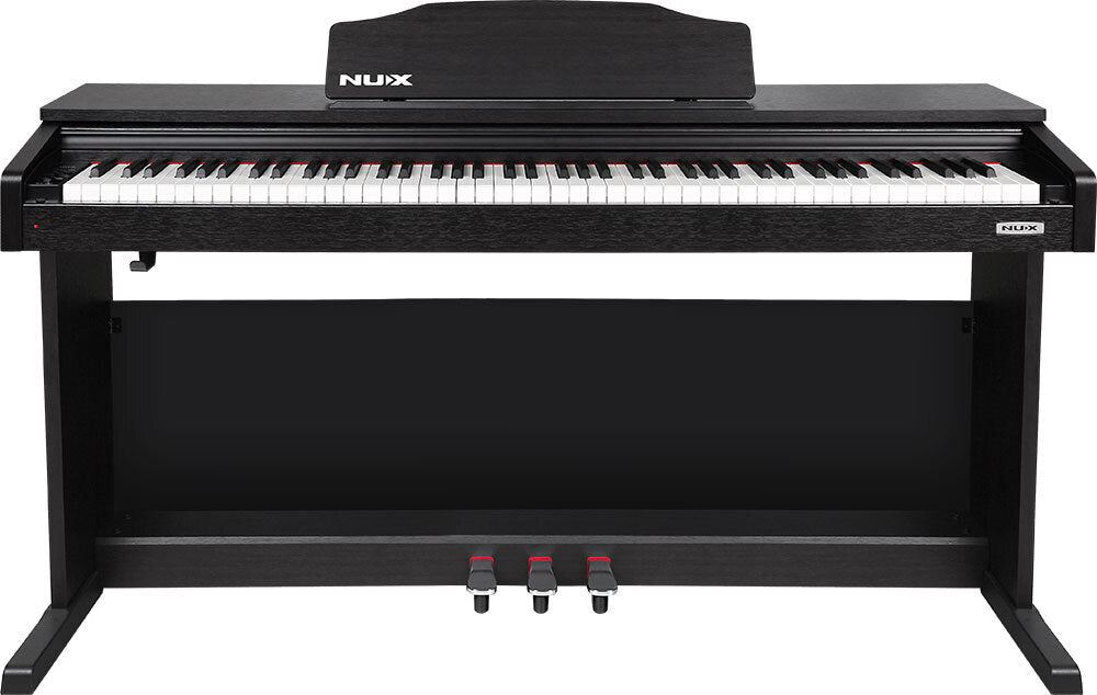 NU-X WK400 88-Key Digital Piano with Hammer-Action Keyboard and USB-MIDI in Black Finish