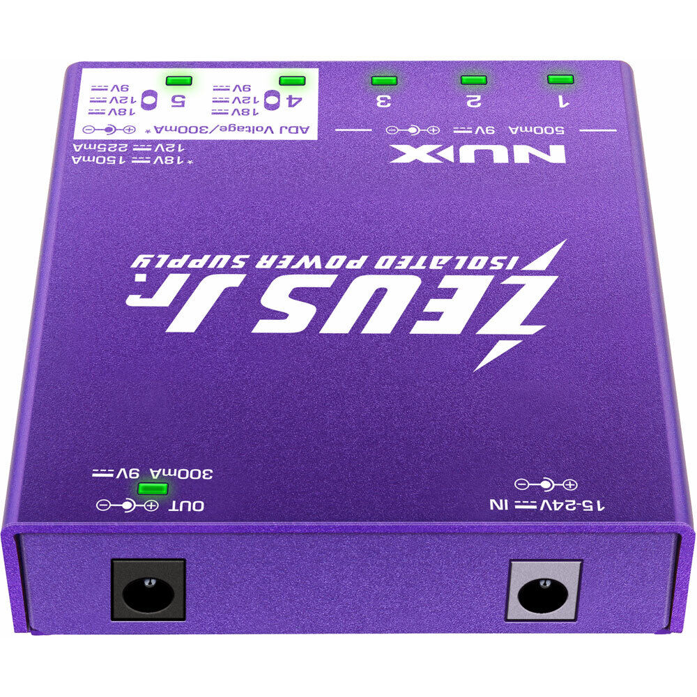 NU-X Zeus Jr. Isolated Power Supply with 4 Outputs and Cables — view 2