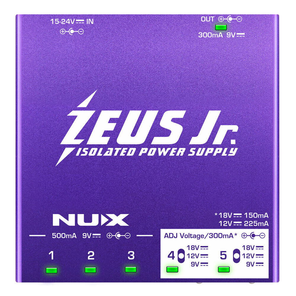 NU-X Zeus Jr. Isolated Power Supply with 4 Outputs and Cables — view 3