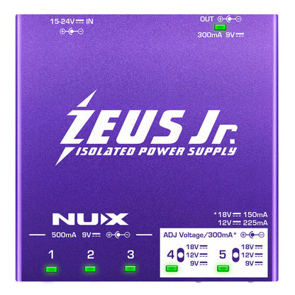 NU-X Zeus Jr. Isolated Power Supply with 4 Outputs and Cables — view 3