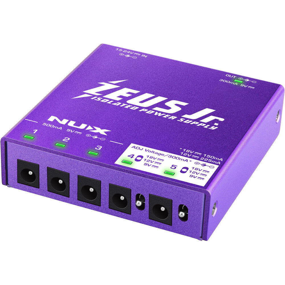 NU-X Zeus Jr. Isolated Power Supply with 4 Outputs and Cables — view 5