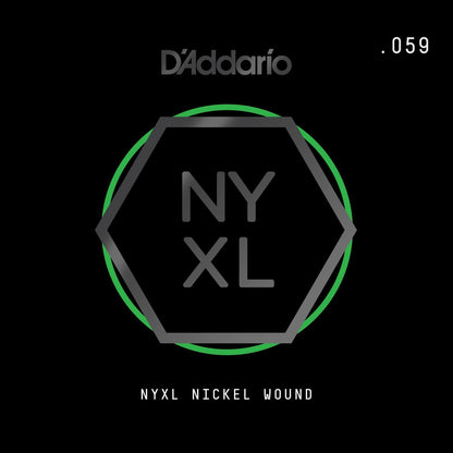 D'Addario NYXL Nickel Wound Electric Guitar Single String, .059 — view 2