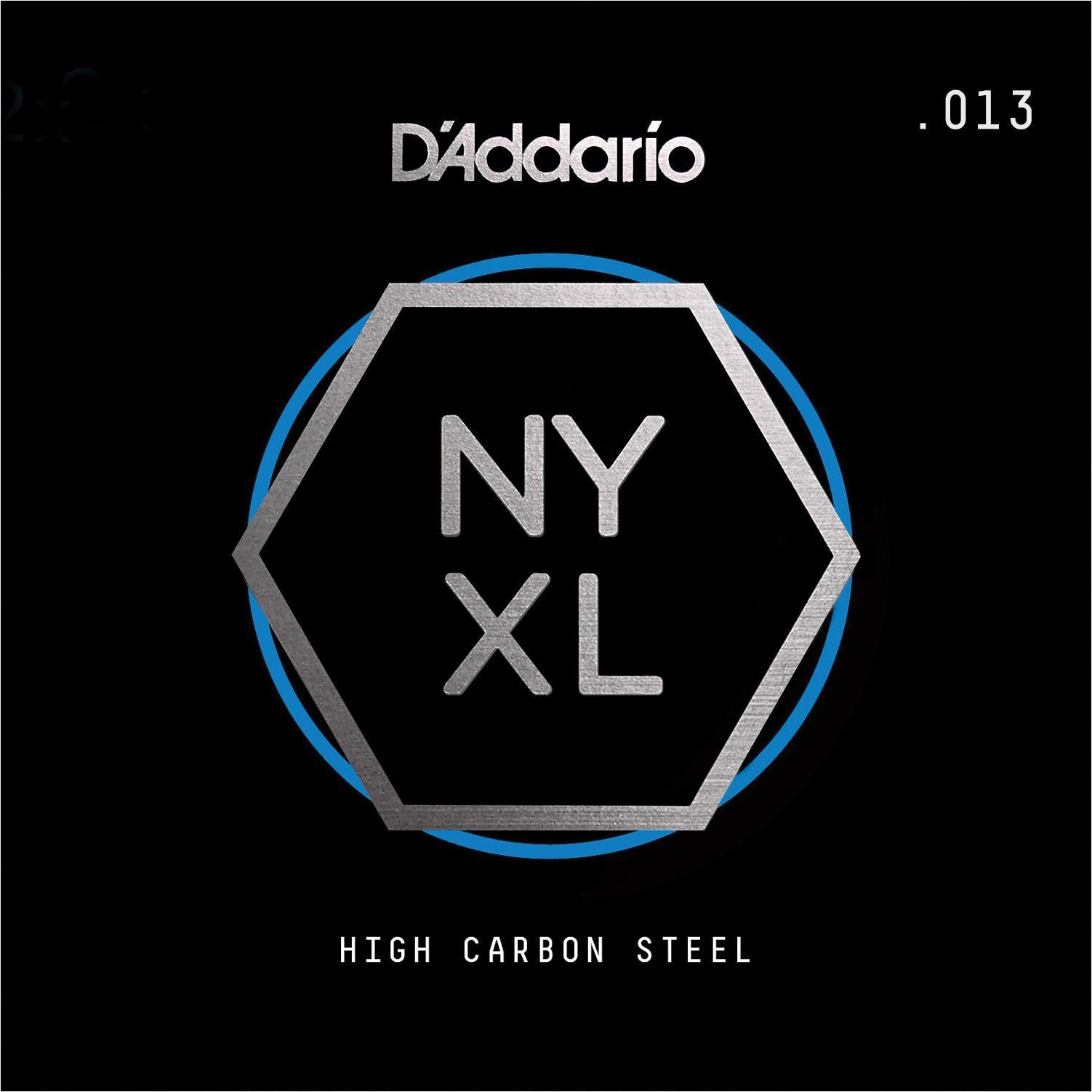 D'Addario NYS013 Single Plain Steel Guitar String, .013