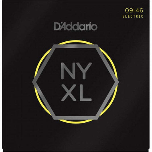 3 Pack of D'Addario NYXL0946 Electric Guitar Strings Nickel Wound 9-46 Super Light Top/ Regular Bottom