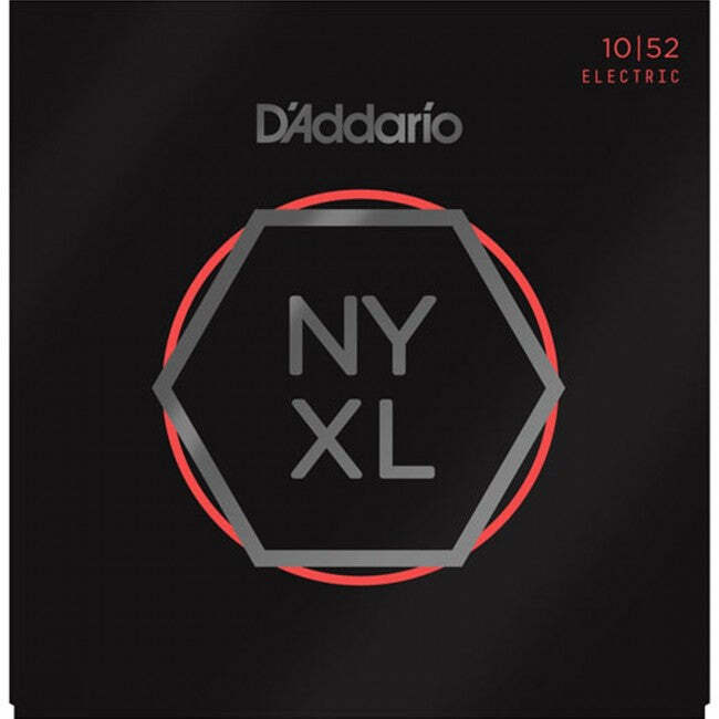 3 Pack of D'Addario NYXL1052 Electric Guitar Strings Nickel Wound 10-52 Light Top / Heavy Bottom