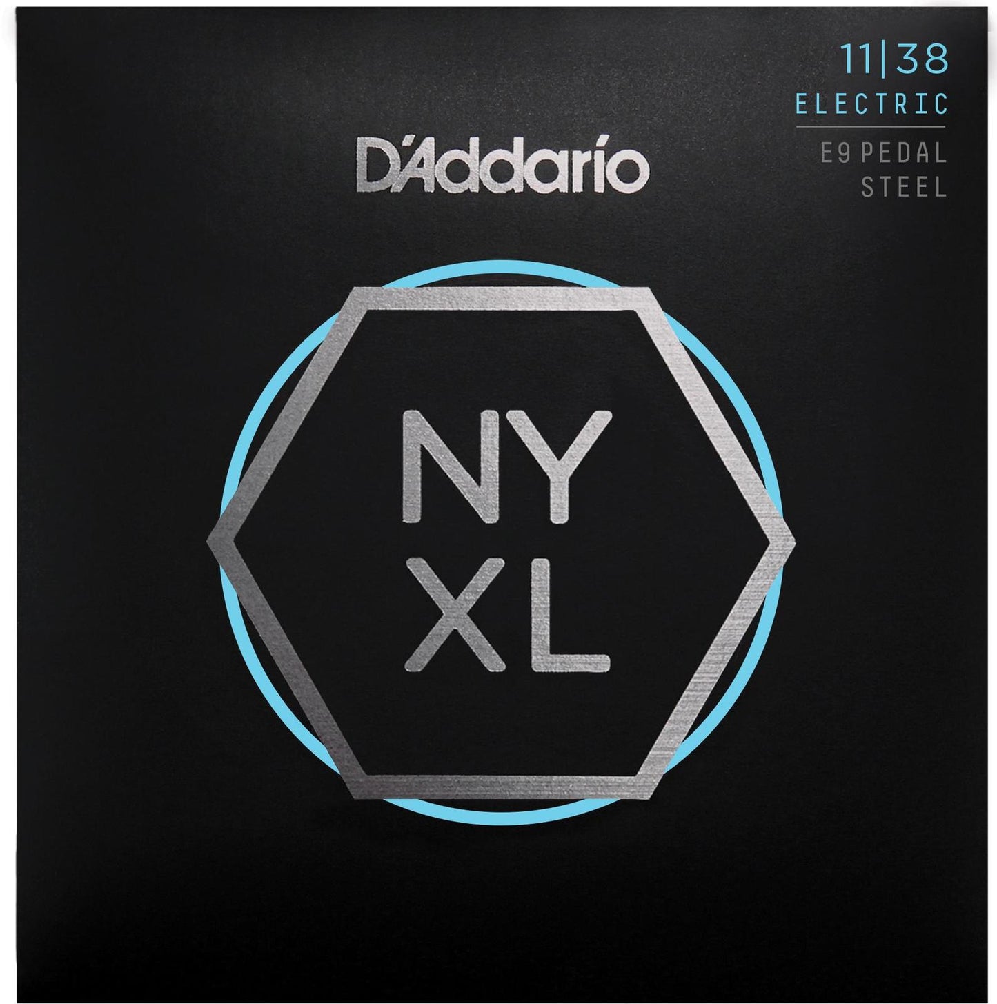 D'Addario NYXL1138PS Nickel Wound Pedal Steel Guitar Strings, Regular Light, 11-38