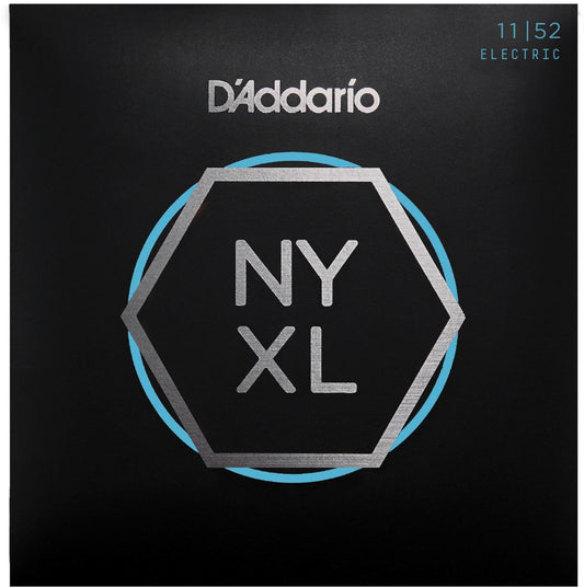 D'Addario NYXL1152 Nickel Wound Electric Guitar Strings, Medium Top - Heavy Bottom, 11-52