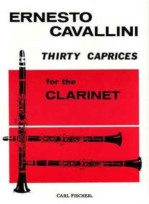 Cavallini 30 Caprices for Clarinet Solo - Fischer O106