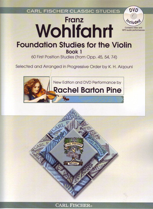 Wohlfahrt Foundation Studies for Violin Book 1 with DVD by Rachel Barton Pine