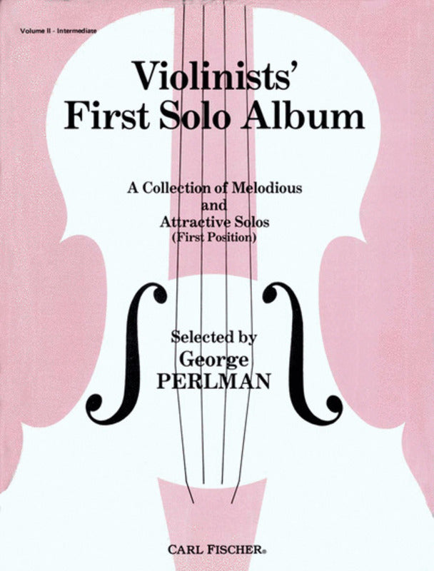 Violinists First Solo Album Book 2 Ed Perlman Book