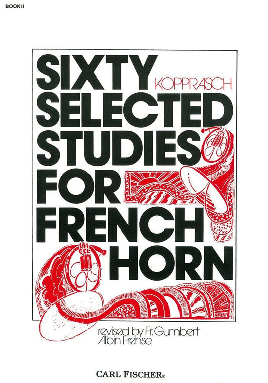 60 Selected Studies for Horn Book 2 - French Horn Sheet Music