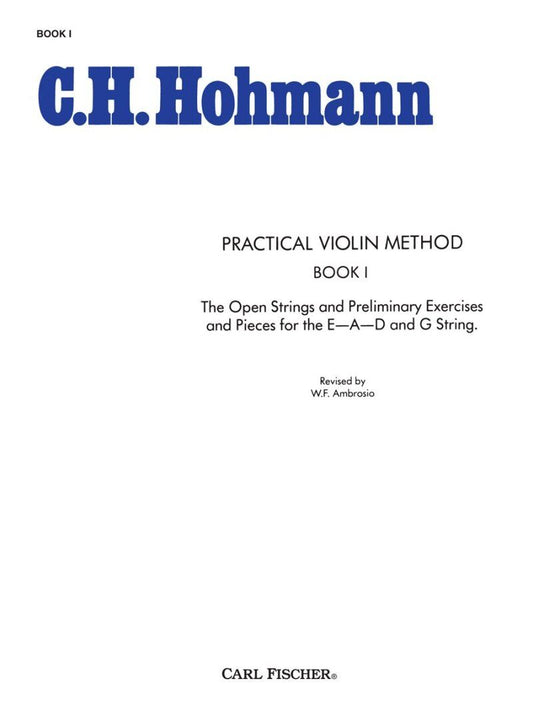 Hohmann Practical Violin Method Book 1