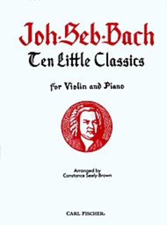 Ten Little Classics Arr Seely Brown Violin Piano Book