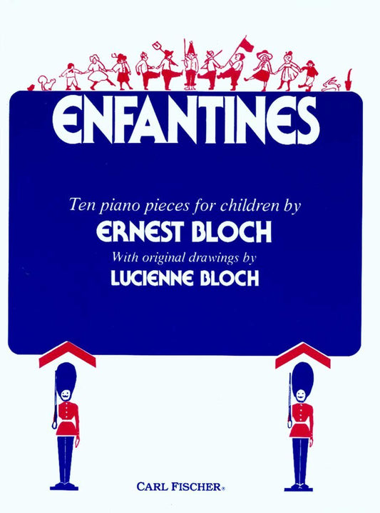 Enfantines: Ten Pieces for Children - Piano Solo by Bloch - Carl Fischer O2916