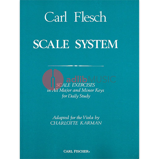 Flesch Scale System for Viola - Major and Minor Scale Exercises for Daily Study by Carl Fischer — view 2