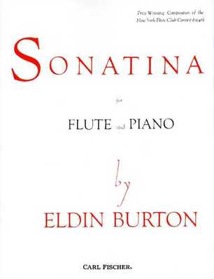 Sonatina for Flute and Piano by Eldin Burton - Carl Fischer Edition