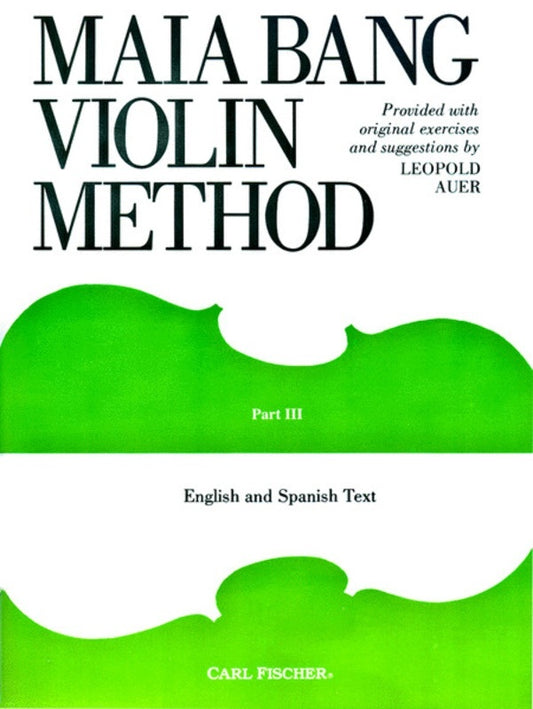 Maia Bang Violin Method Part 3 Book