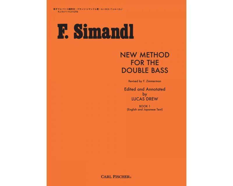 Simandl New Method for Double Bass Book 1 Ed Drew