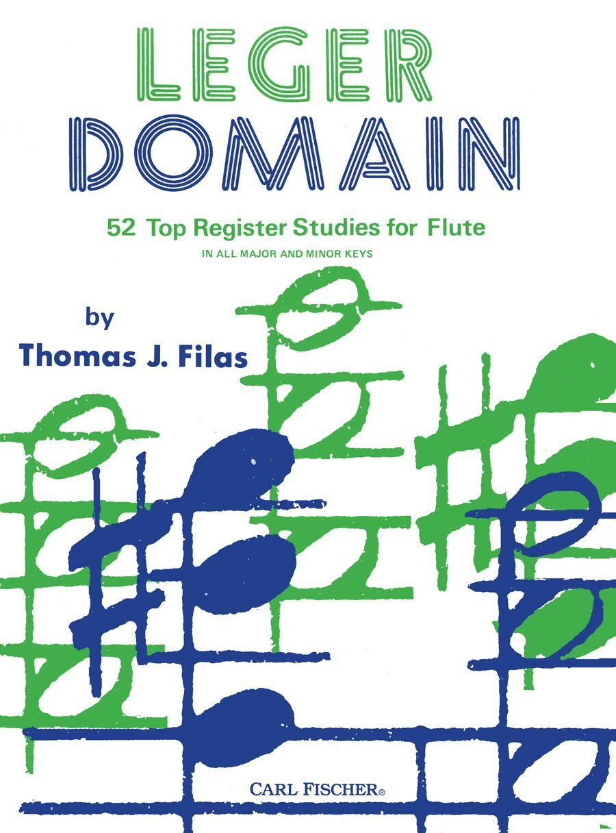 Leger Domain 52 Top Register Studies for Flute by Filas - Carl Fischer