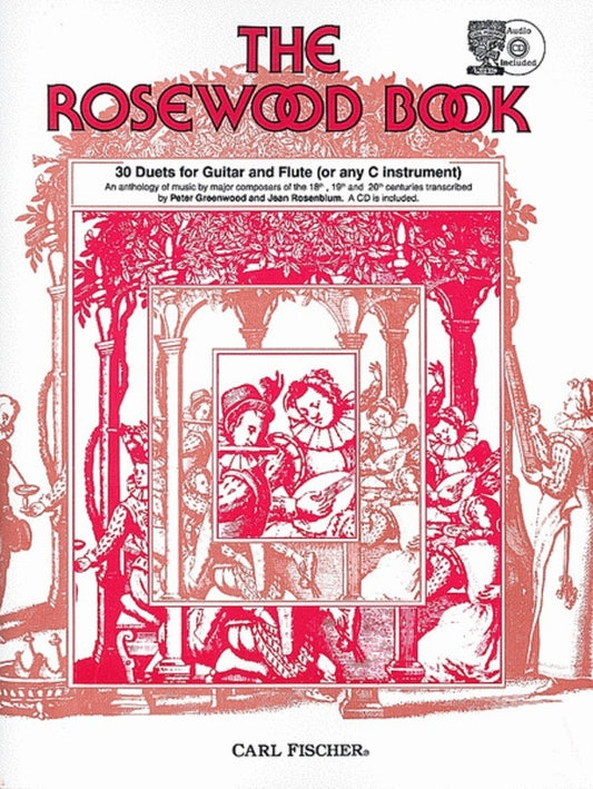 Rosewood Book 30 Duets Flute/Guitar (Or C Inst) Book
