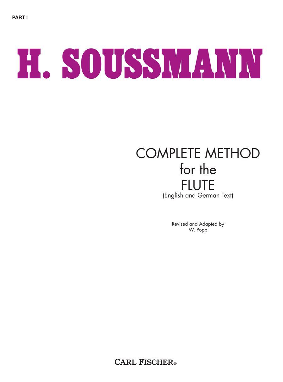 Complete Method for Flute by Soussmann - Carl Fischer
