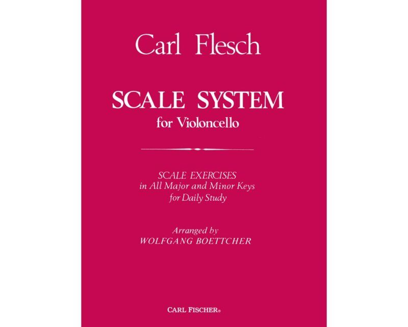 Flesch Scale System for Cello Arranged by Boettcher, 132 Pages, Publisher: Carl Fischer