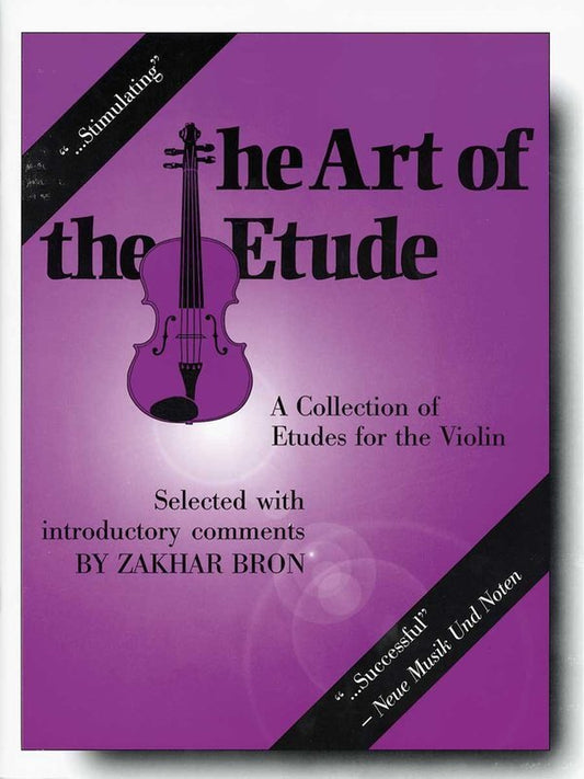 The Art Of The Etude For Violin (Softcover Book)