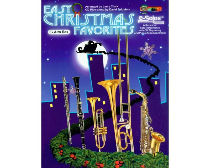 Easy Christmas Favorites Alto Saxophone Book with CD