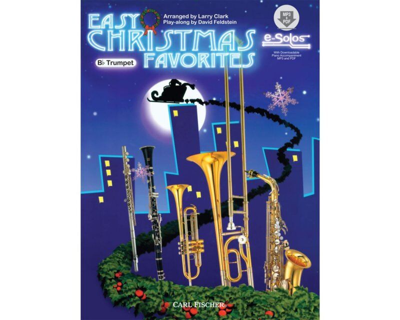 Easy Christmas Favorites for Bb Trumpet BK/CD by Larry Clark