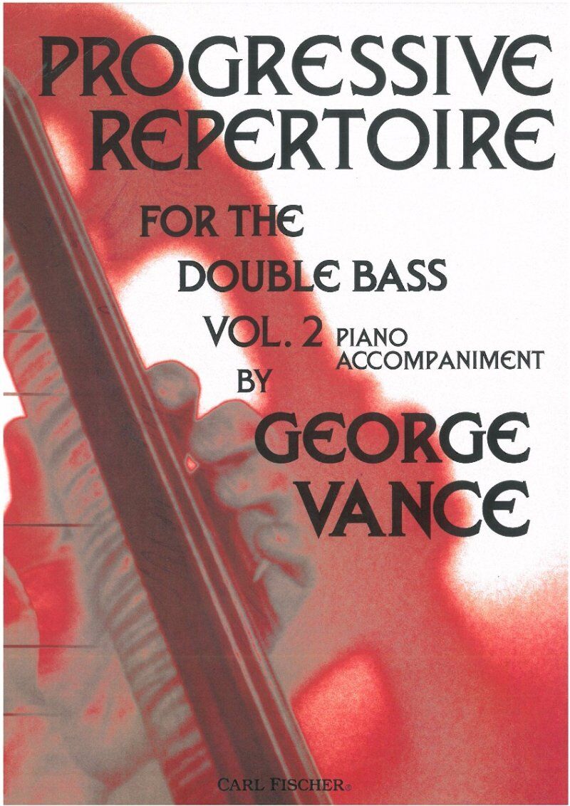 Progressive Repertoire for Double Bass Vol 2 Piano Accompaniment