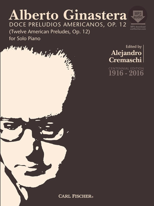 Ginastera - 12 American Preludes Op 12 Piano (Softcover Book)